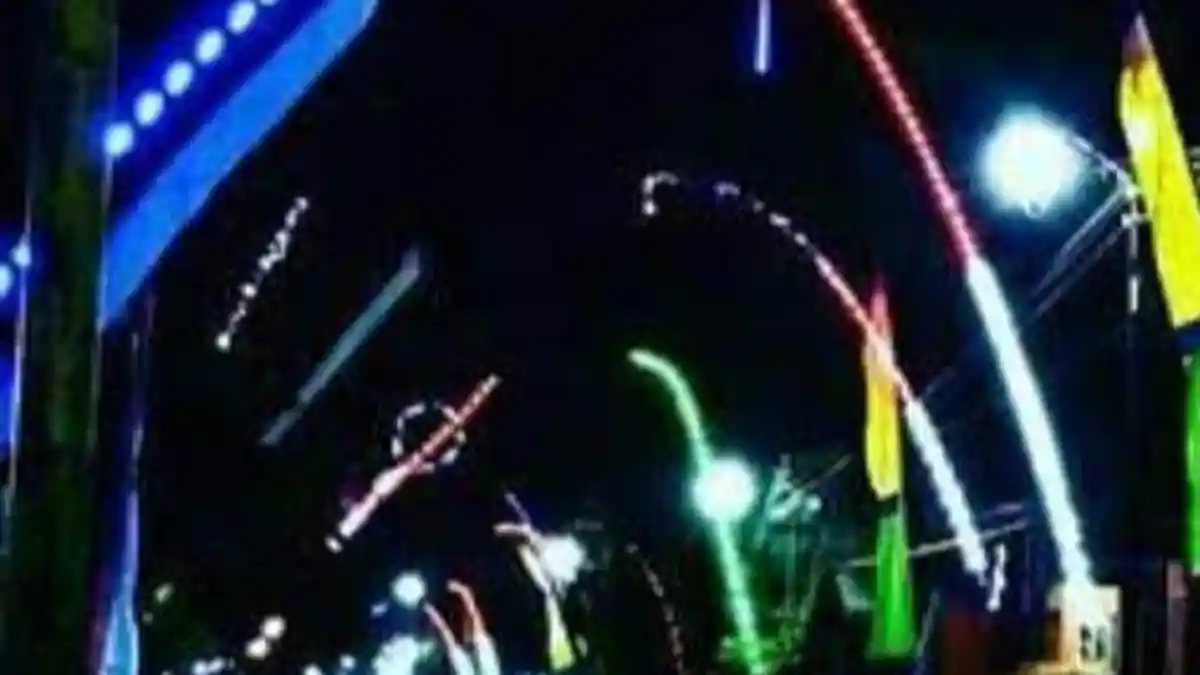 Tradisi Unik Menyambut Bulan Suci Ramadhan, di Kerinci Ada Lampu Warna-Warni