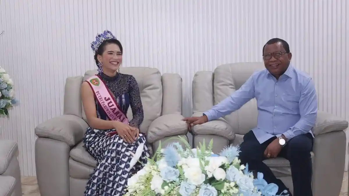 Rektor Unpatti Terima Kunjungan Putri Pariwisata Provinsi Maluku 2024