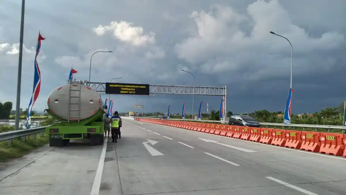 Akhir Libur Natal, Pintu Exit Tol Kebakkramat Karanganyar Nampak Sepi, Ini Potretnya