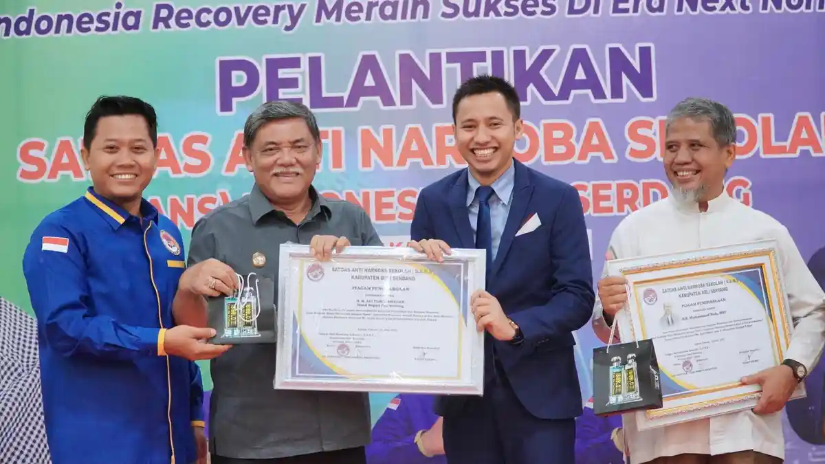 Wabup Deliserdang Yusuf Siregar Hadiri Pelantikan Sans dan Seminar Setop Narkoba Mulai Wirausaha