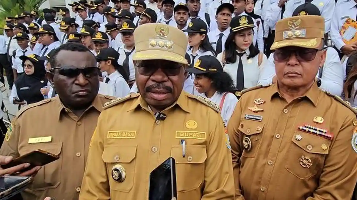 Bupati Nabire Instruksikan Seluruh OPD Percepat Serapan Anggaran 2025