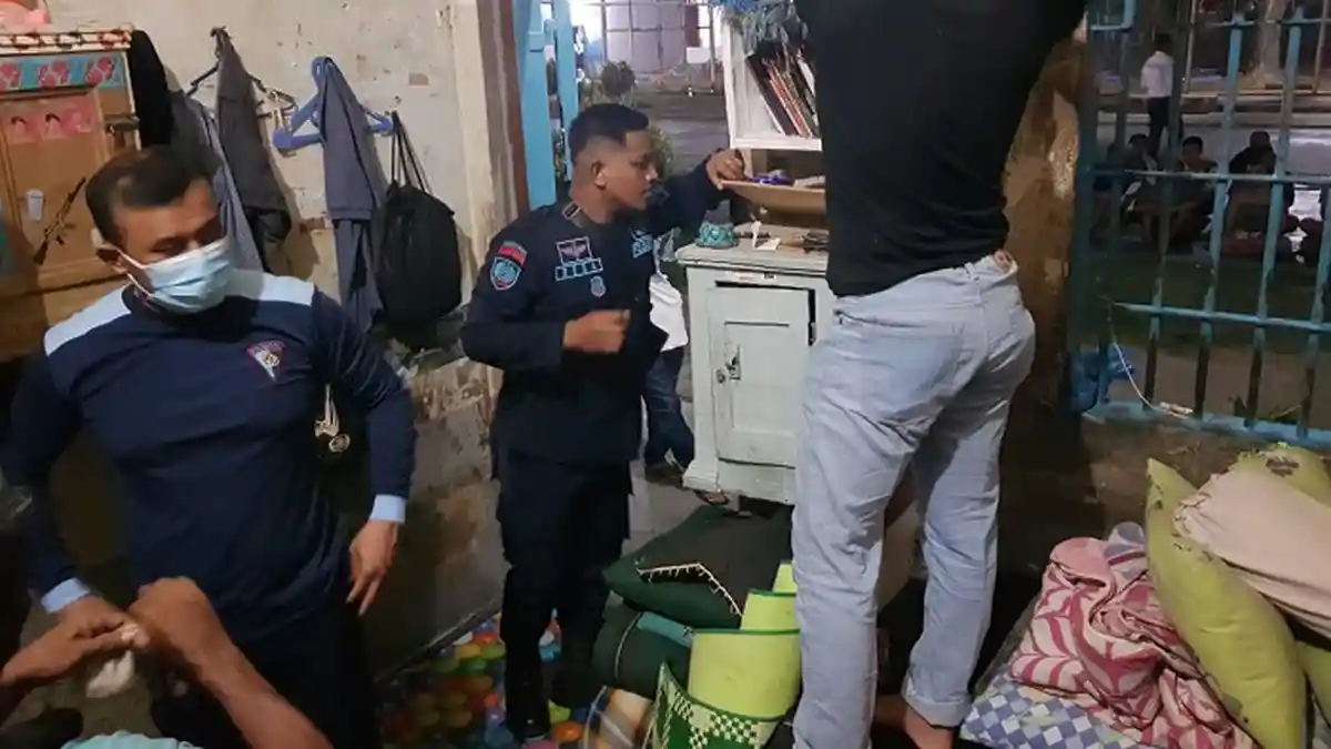 Kamar Napi Rutan Kelas IIB Banda Aceh Digeledah, Ini Barang yang Ditemukan