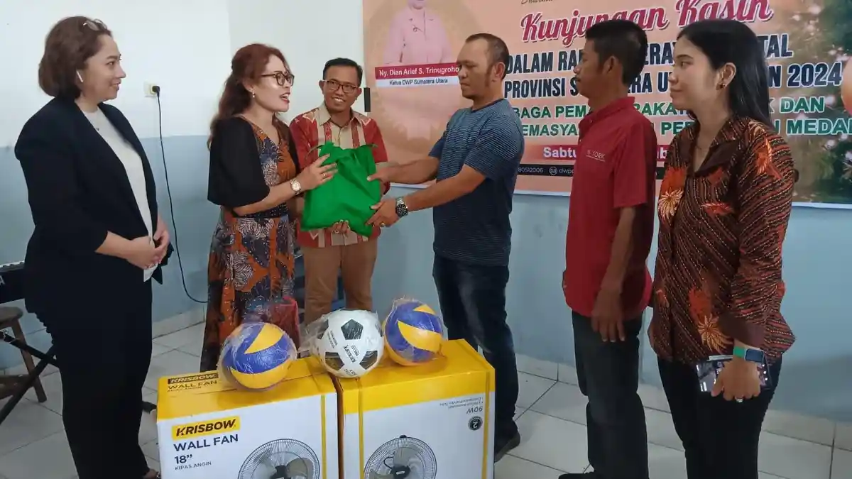 LPKA Medan Sambut Kunjungan Kasih DWP Provinsi Sumut Tahun 2024