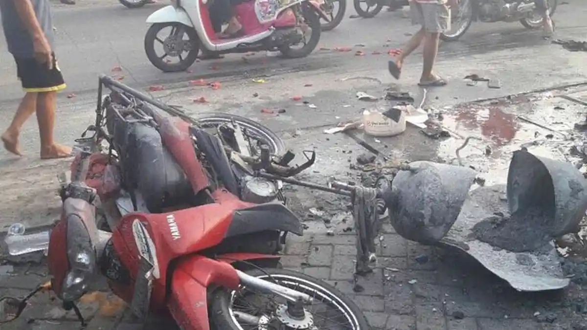Duh, Ada 30 Siswa yang Terluka usai Ledakan Hebat Tabung Gas, Ini Kronologinya