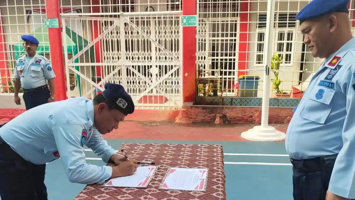 Lapas Barus Laksanakan Penandatanganan Komitmen Bersama Transformasi Pemutakhiran Data Simpeg
