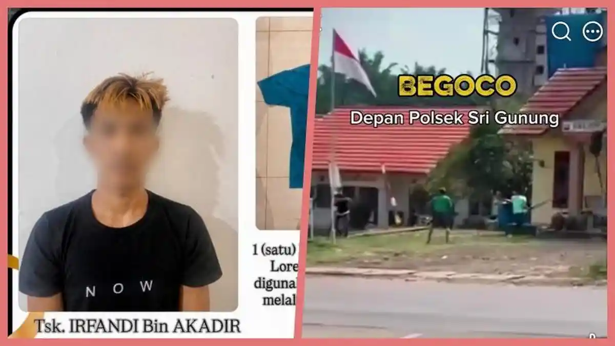 Viral Penganiayaan di Depan Pos Polisi Srigunung Muba Sumsel, Pria Bercelana Loreng Ditangkap - Sripoku.com