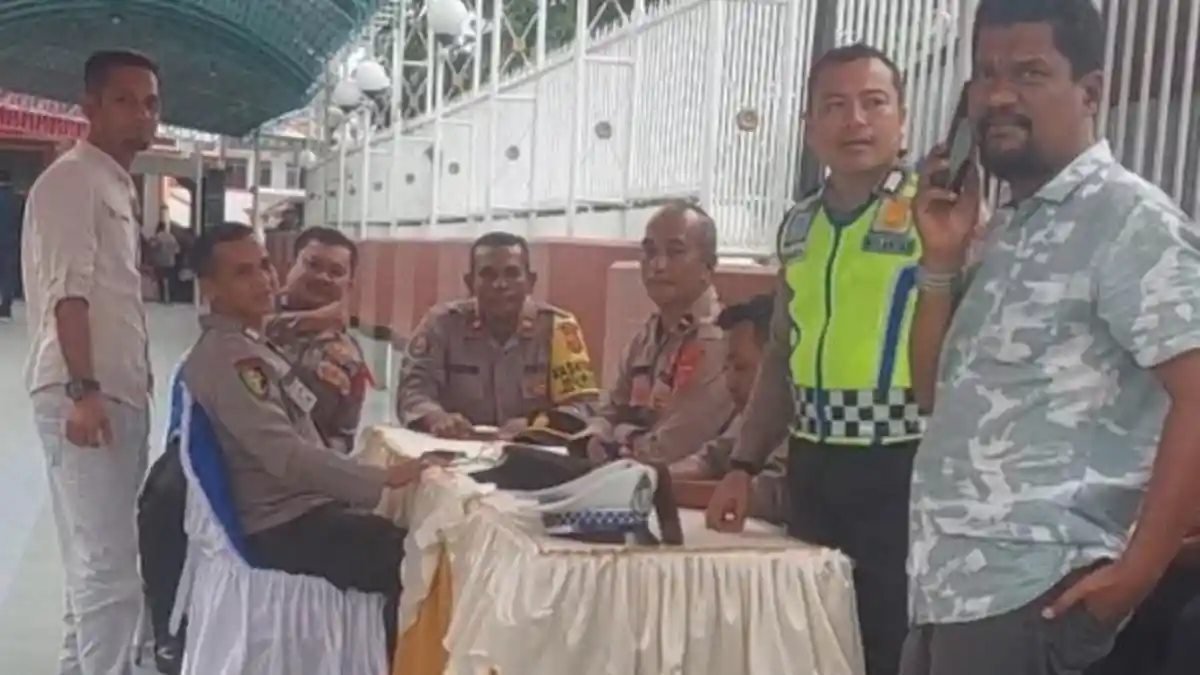 Sebanyak 101 Personel Polres Amankan Rapat Pleno KIP Bireuen
