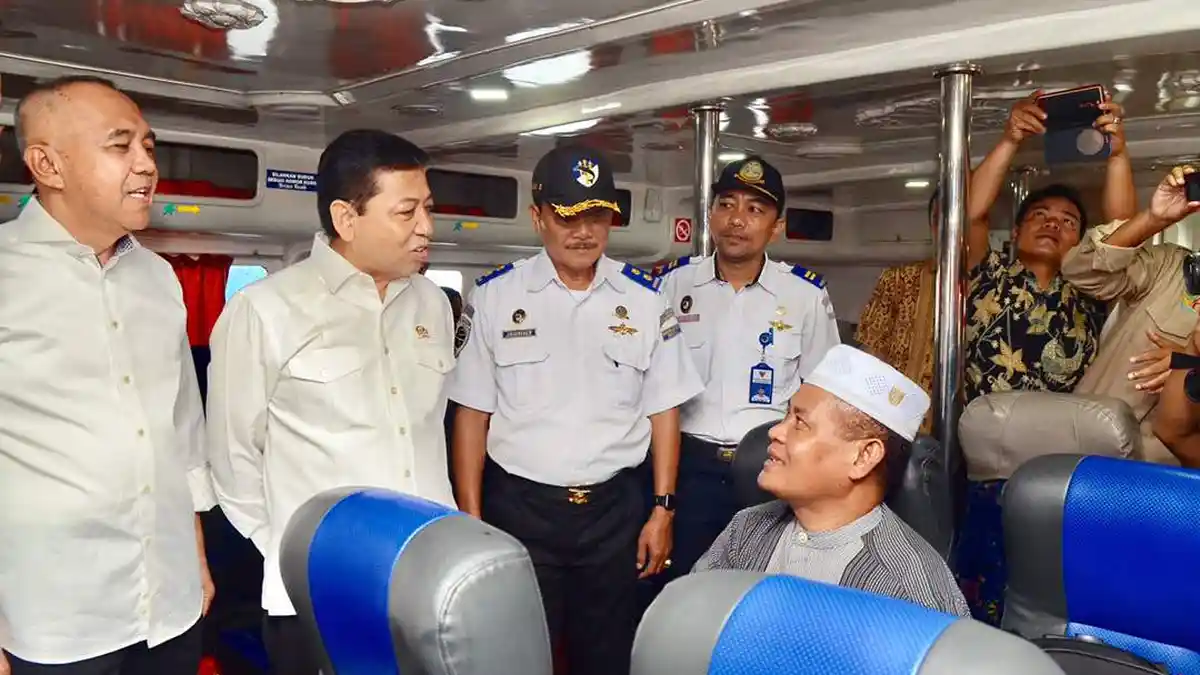 Ketua DPR RI Cek Persiapan Angkutan Lebaran di kota Dumai