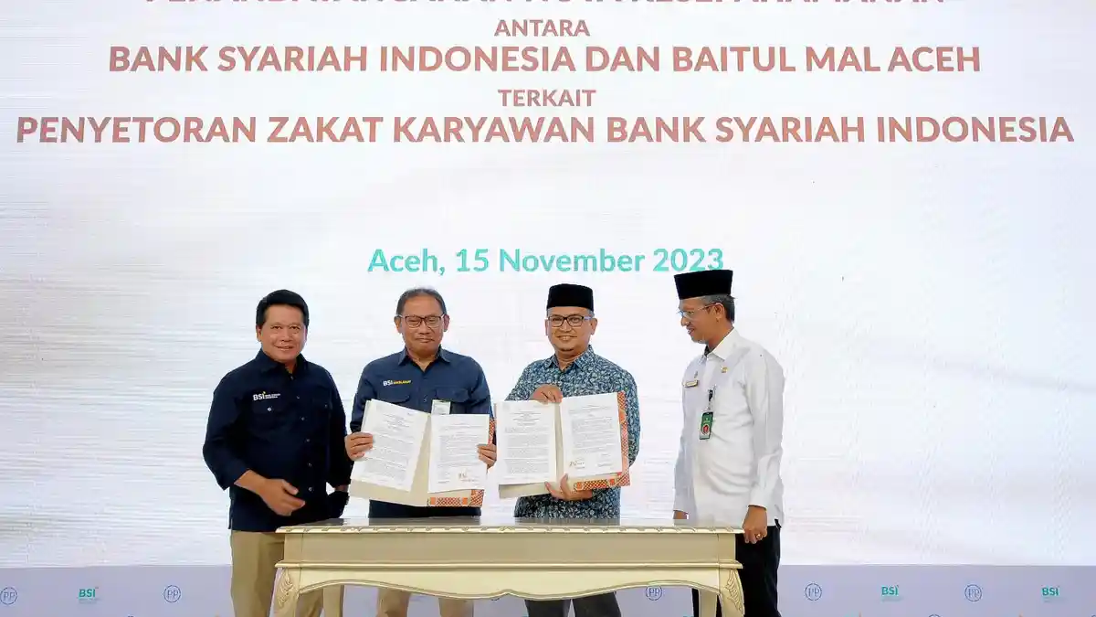Teken Kerja Sama dengan Baitul Mal Aceh, BSI Perkuat Ekosistem ZISWAF di Aceh