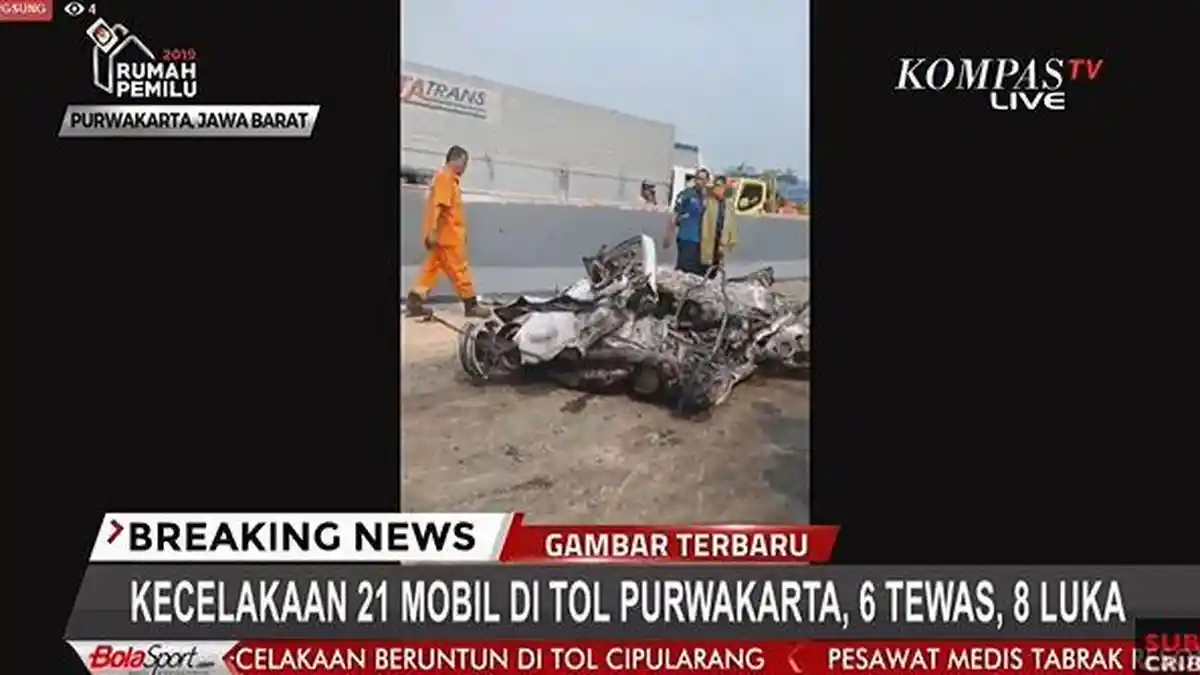 TERKINI Kecelakaan Maut di Tol Cipularang, Korban Tewas Menjadi 9 Orang hingga Kronologinya