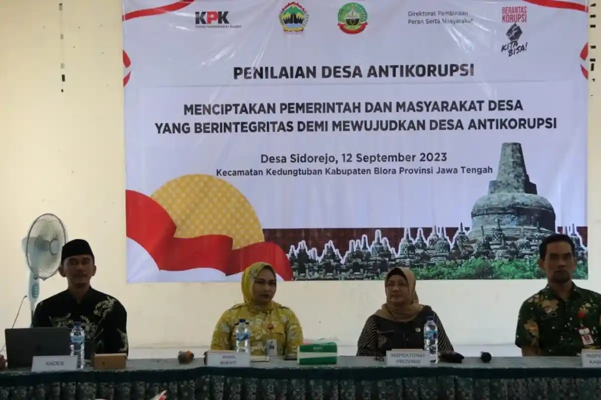 Desa Sidorejo Blora Dinilai Inspektorat Jateng, Masuk Pilot Project 29 Desa Antikorupsi