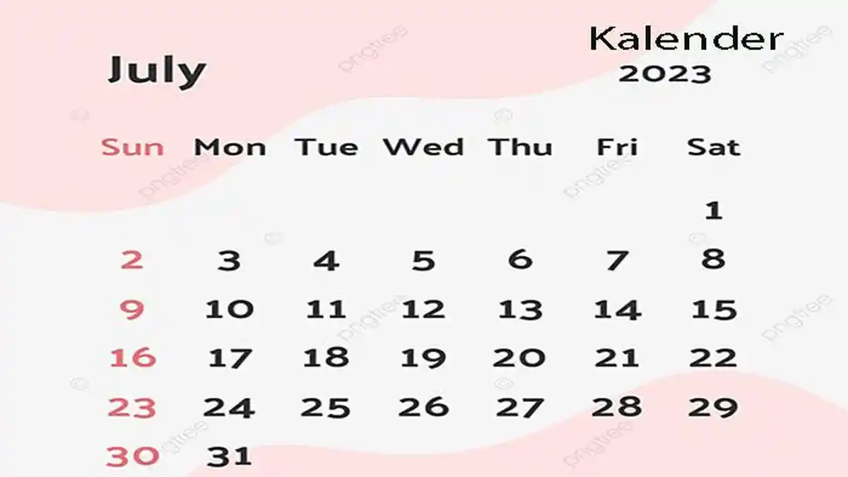 Kalender 2023 Lengkap Libur Nasional dan Hari Besar Nasional Bulan Juli, Kapan Tahun Baru Islam?