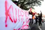 Mahasiswa Malang Raya Demo Tolak Pengesahan KUHP
