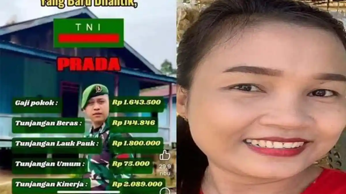 SOSOK Lilie Putri, Bandingkan Pendapatan FB Pro dengan Gaji TNI, Berapa Penghasilannya Jadi Kreator?