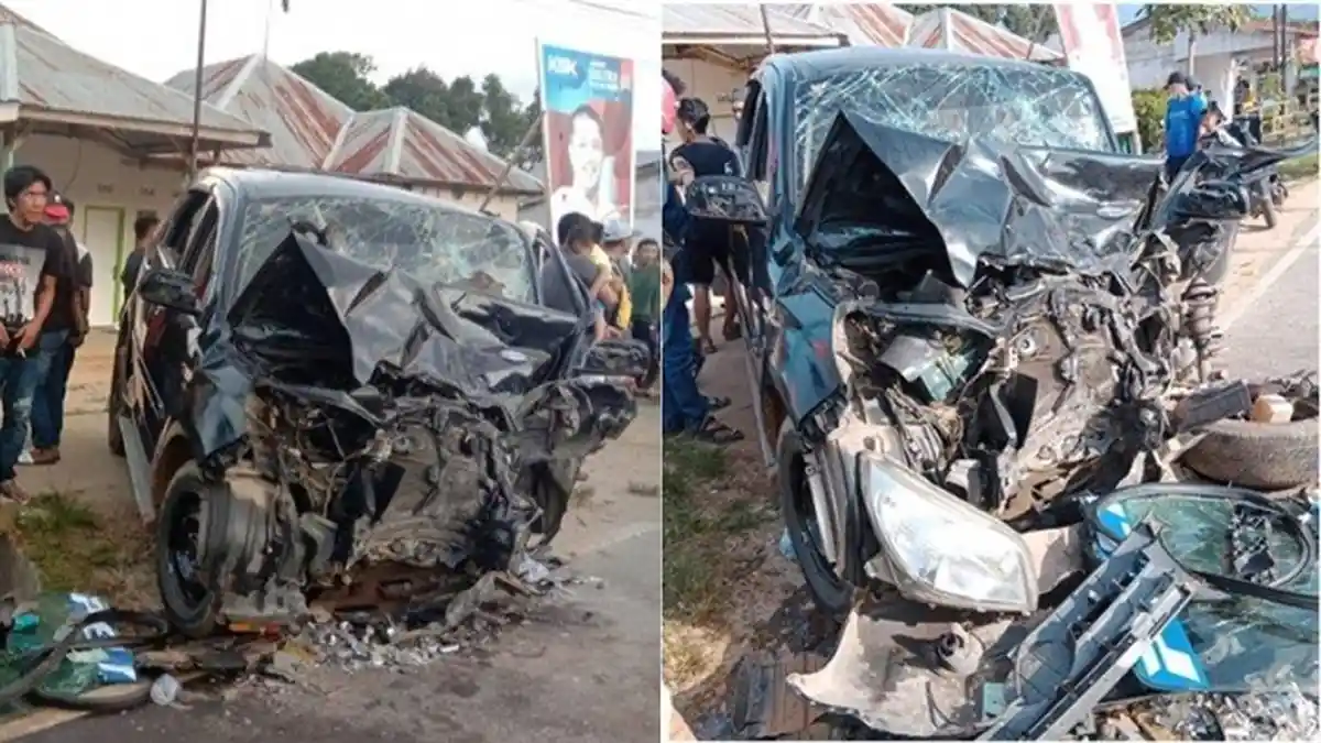Kecelakaan Maut Pukul 14.20 WIB, Pengendara Scoopy Tewas, Mobil Tabrak Motor Usai Hantam Teras Rumah