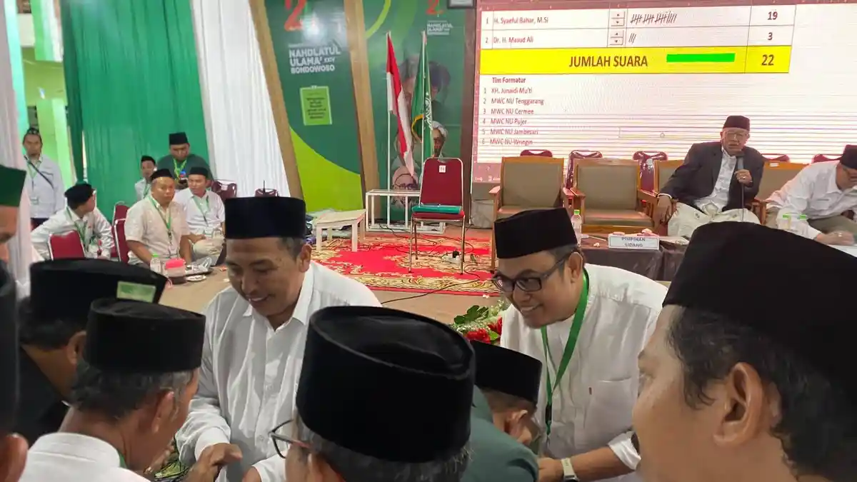 Duet KH Abdul Qodir Syam dan Syaeful Bahar Resmi Pimpin PCNU Bondowoso Periode 2026-2031