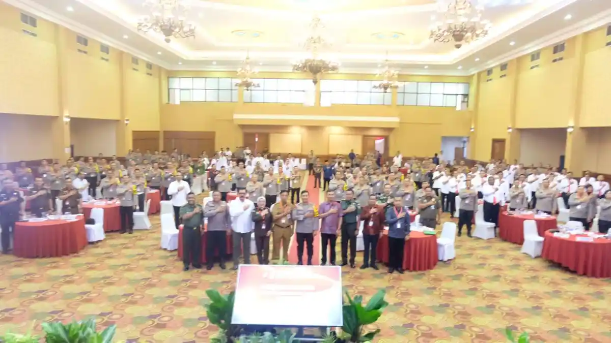 Buka Rakor Lintas Sektoral Operasi Mantap Brata 2023-2024, Ini yang Disampaikan Kapolda Jambi