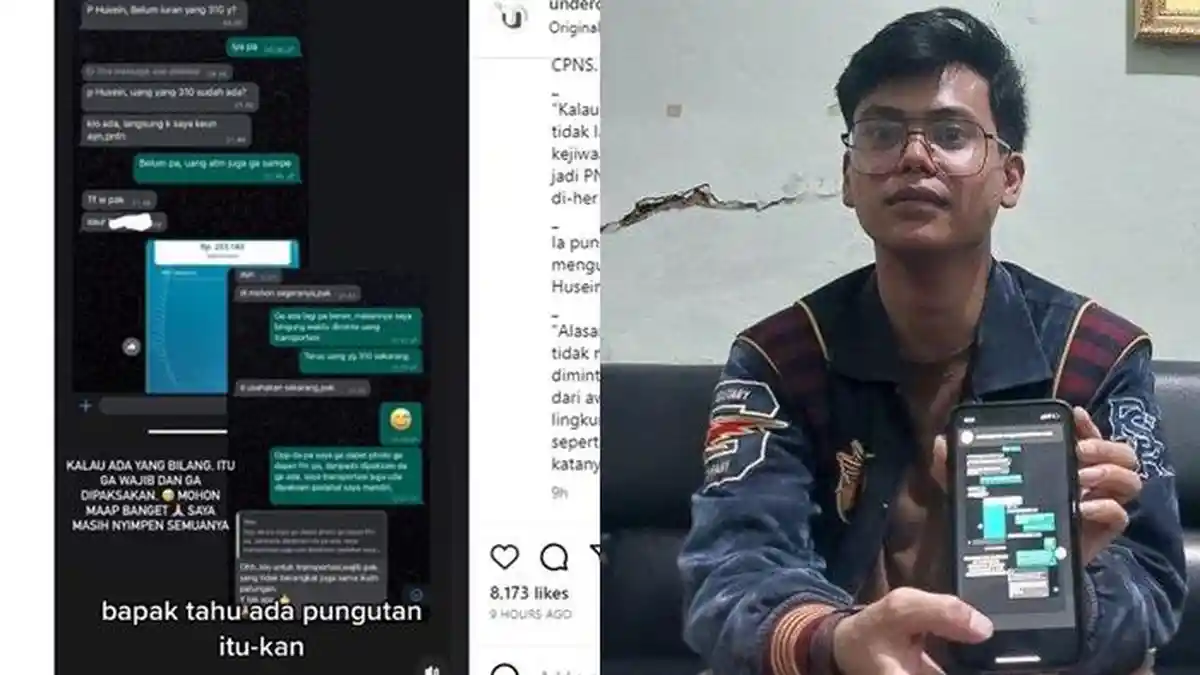 Chat Diduga Oknum PNS Nakal, Pungli ke Husein Guru di Pengandaran yang Kini Pilih Mengundurkan Diri