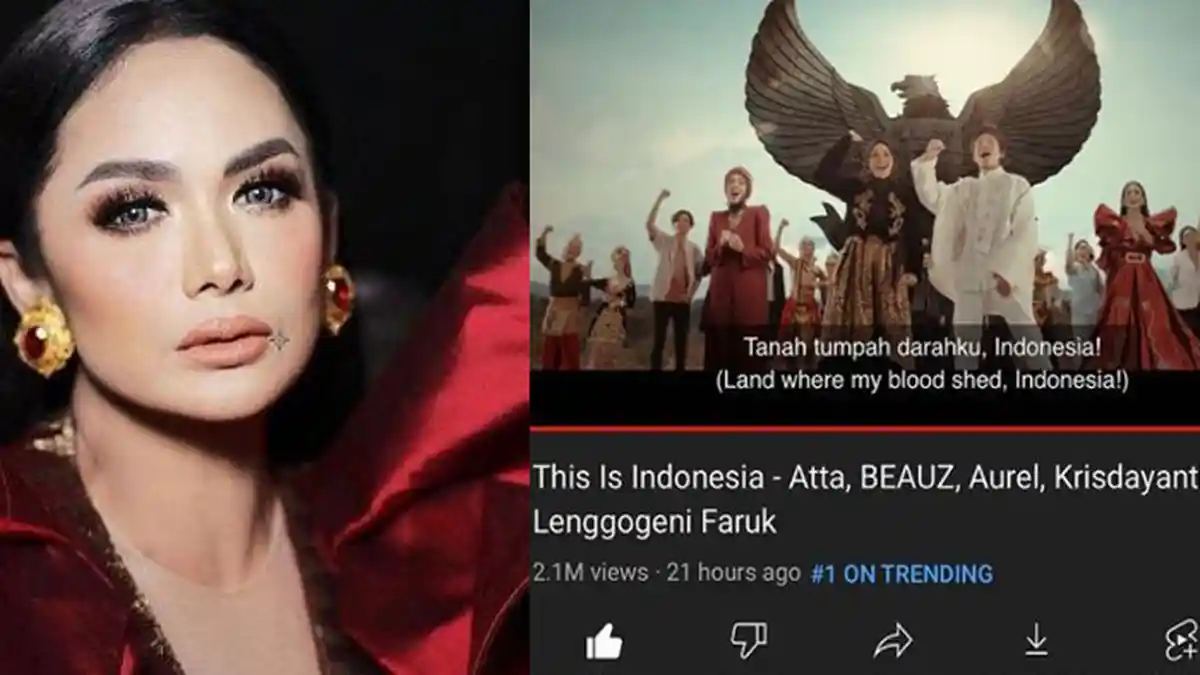 Lagu 'This Is Indonesia' Trending YouTube Kurang 24 Jam, Ini Pesan Krisdayanti pada Aurel Hermansyah