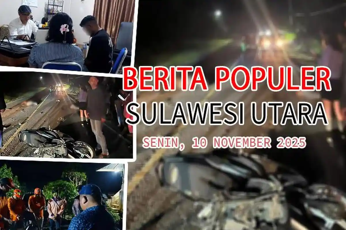 Berita Populer Sulut:  Ibu dan Anak Tewas Alami Kecelakaan Maut di Bolmong