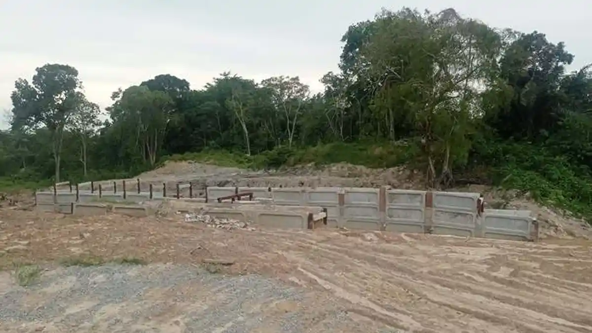 Pengerjaan Kolam Retensi Mangkrak, Warga Kampung Ulu Ingin Segera Selesai