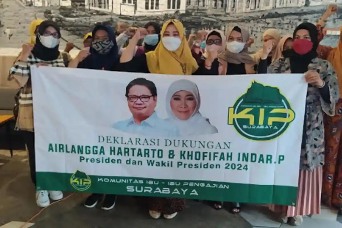 Komunitas Ibu Pengajian Surabaya Deklarasikan Dukungan untuk Airlangga Hartarto Calon Presiden