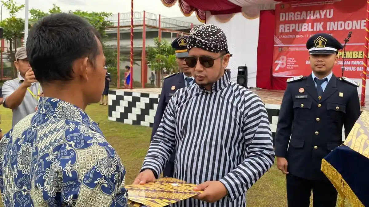 Ribuan Warga Binaan Lapas Narkotika Langkat Terima Remisi HUT ke-78 Indonesia