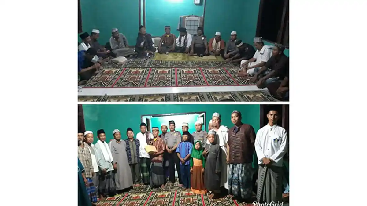 Kanit Sabhara Polsek Mandor Hadiri Undangan Safari Ramahan