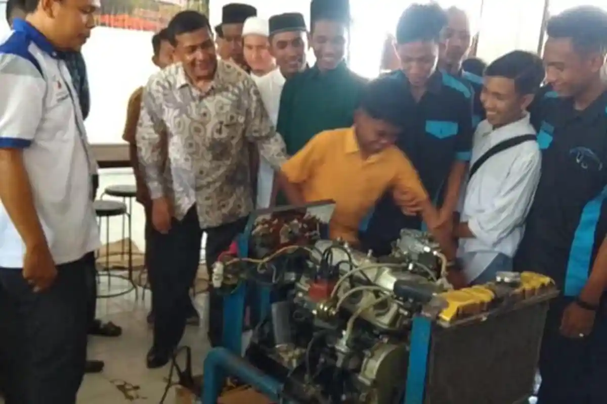 Siswa SMK Simpang Mamplam, Jeunieb dan Plimbang Ikut MTU III Disdik Aceh, Ini yang Dilatih