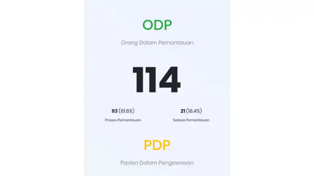 Pasien Dalam Pengawasan Bertambah 1 Orang, ODP Bertambah 9 Orang di Sulsel