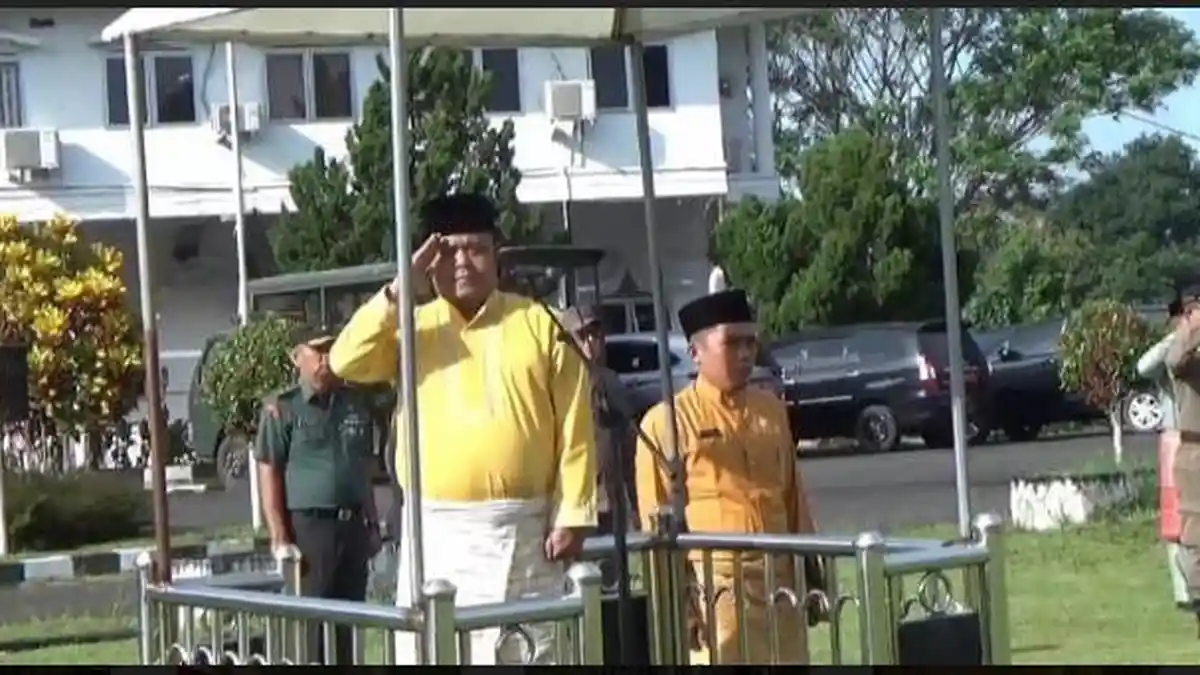 Wabup Tanjabtim Pimpin Upacara Hardiknas 2024