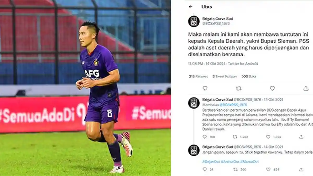 Tak Pernah Tampil Memukau, Arthur Irawan Dibenci Suporter PSS Sleman Karena Ada Orang Dalam