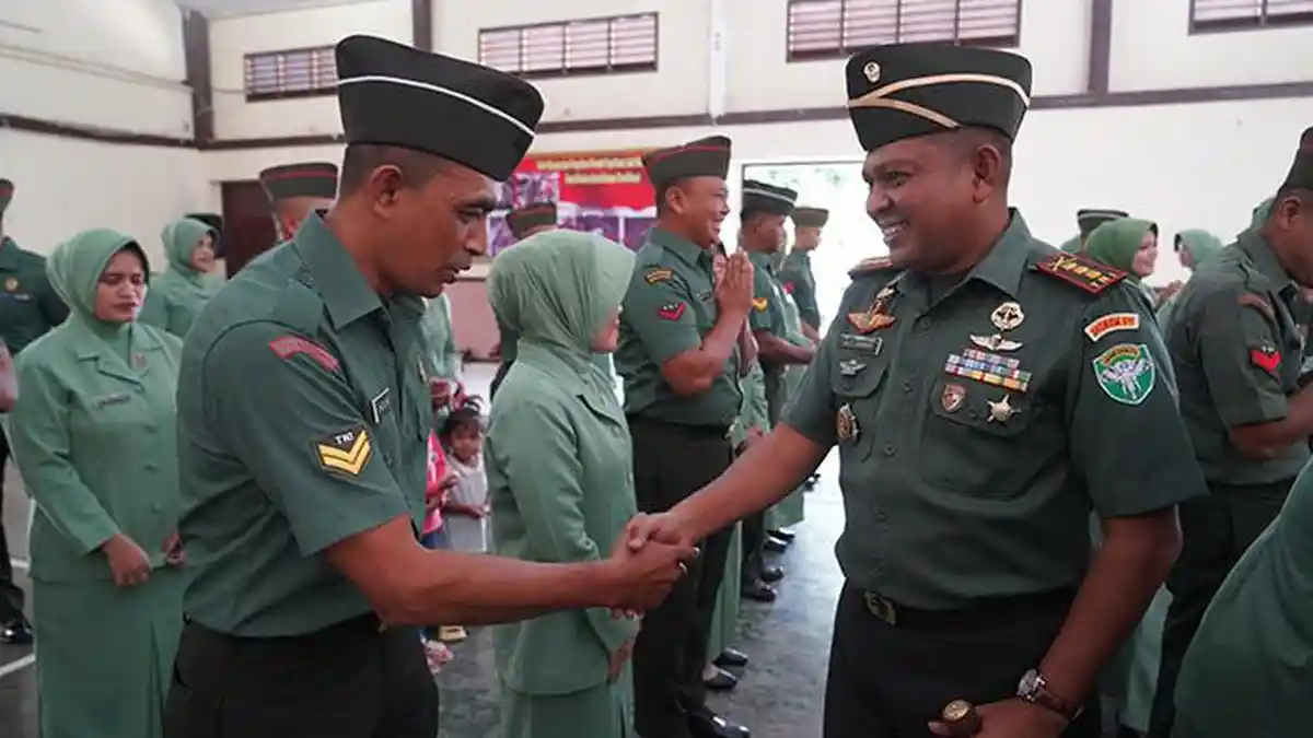 21 Prajurit Korem 011/Lilawangsa Naik Pangkat, Danrem Ali Imran Pimpin ...