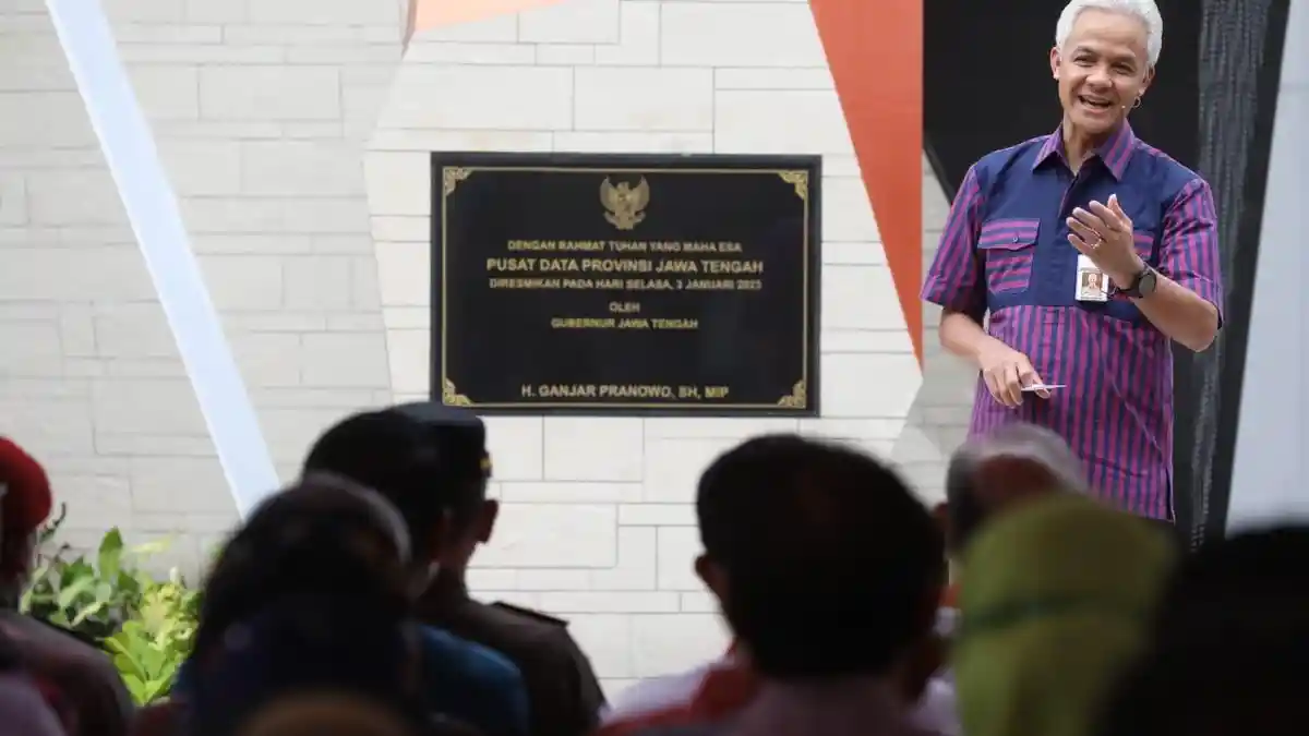 Jateng Satu-satunya Provinsi yang Punya Pusat Data Center, Ganjar: Ikhtiar Bangun Digitalisasi
