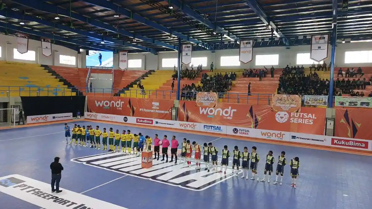 16 SMA di Timika Terlibat Turnamen Wondr Futsal Series Freeport Indonesia 2025