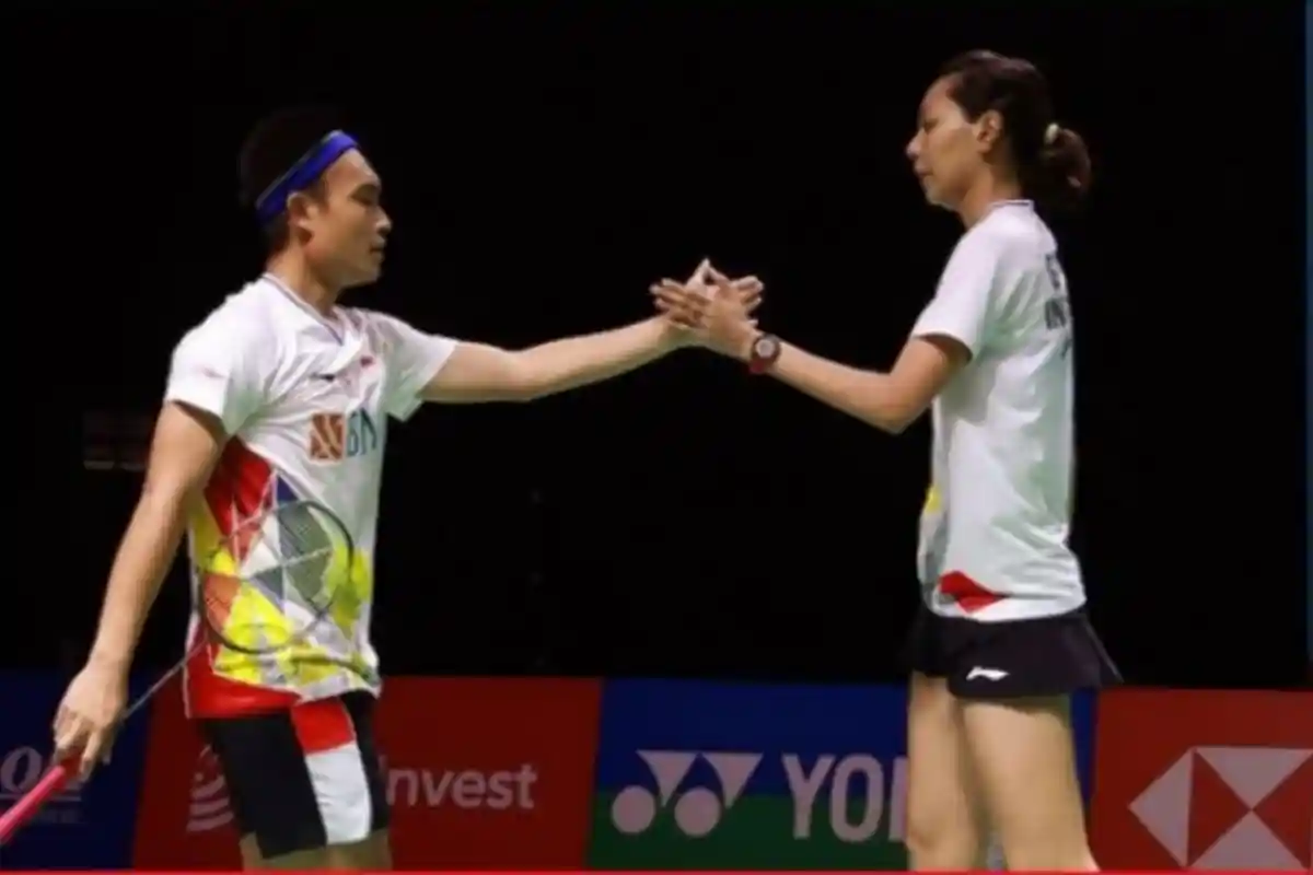 Hasil Badminton Hari Ini Indonesia Open 2021 HafGlo Kalah, Tak Ada Wakil Ganda Campuran di Semifinal