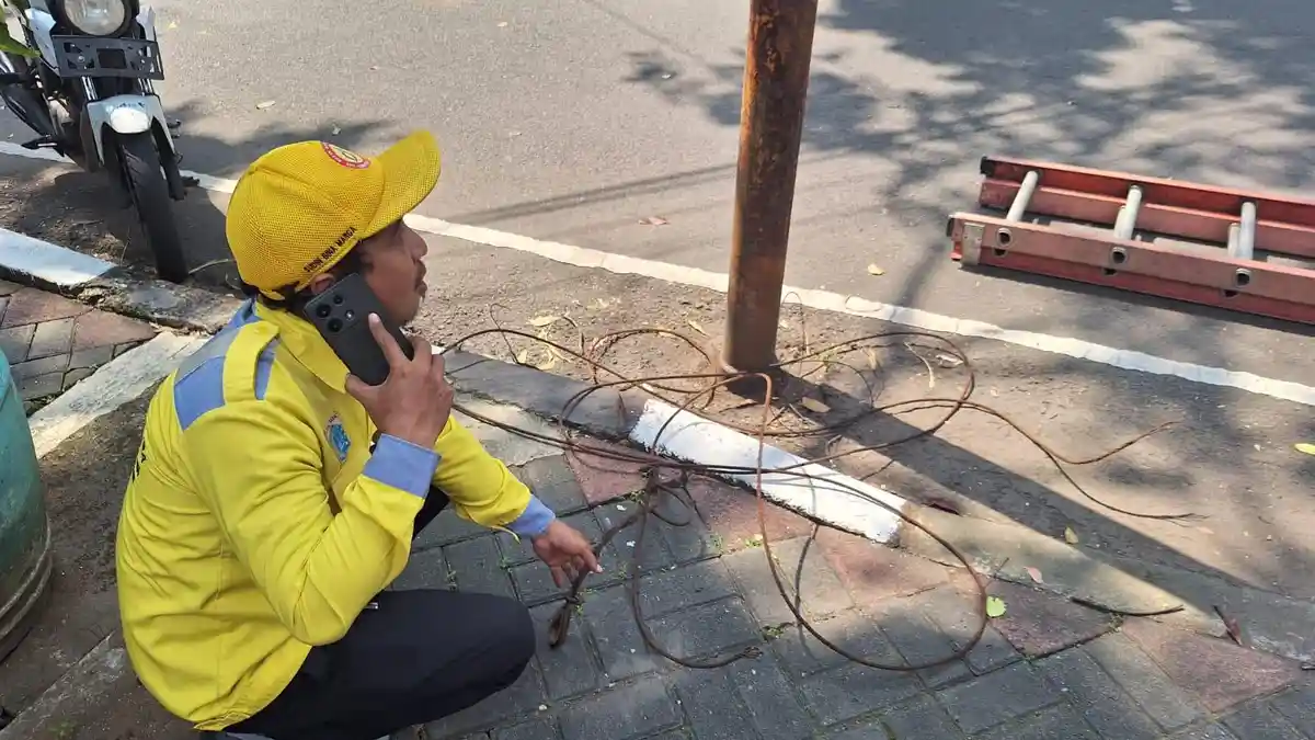 Saksi Mata Bongkar Detik-Detik Korbang Terjerat Kabel Maut