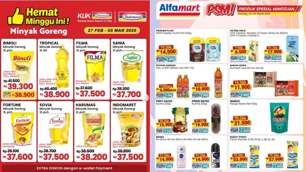 Katalog Promo Alfamart dan Indomaret Hari Ini 4 Maret 2025 Khusus Puasa 4 Ramadhan 1446 H
