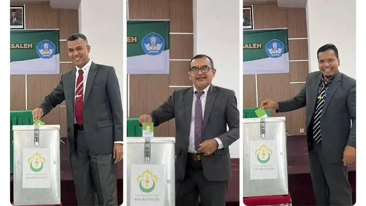 Herman Fithra, Azhari, dan Muchlis Calon Rektor Unimal, akan Dipilih Senat dan Kemdikbudristekdikti