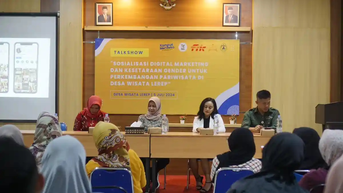 Mahasiswa Ilkom USM Gelar Kegiatan MBKM Bertema Digital Marketing di Desa Wisata Lerep