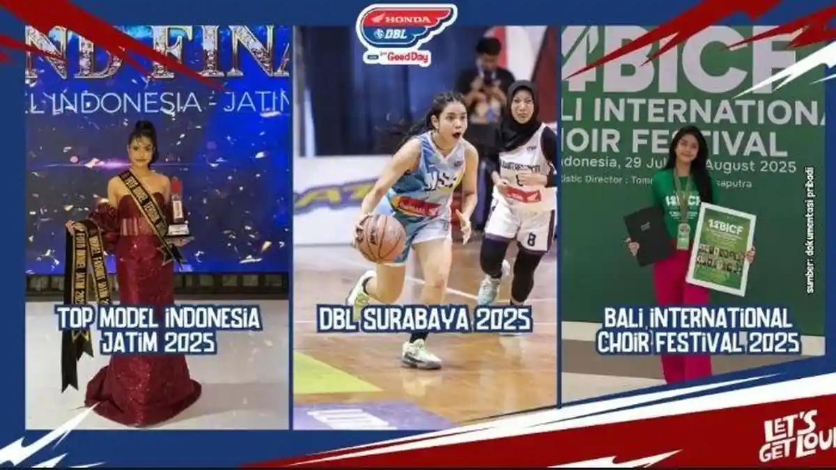 Sosok Andrea Sheva Bersinar di Basket DBL Surabaya, Modeling, dan Vokal
