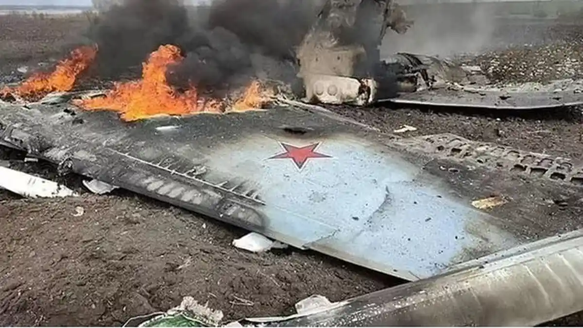 DIBANGGAKAN PUTIN, Siapa Sangka Jet Tempur Rusia Seharga Rp716 Miliar Jatuh Ditembak Militer Ukraina