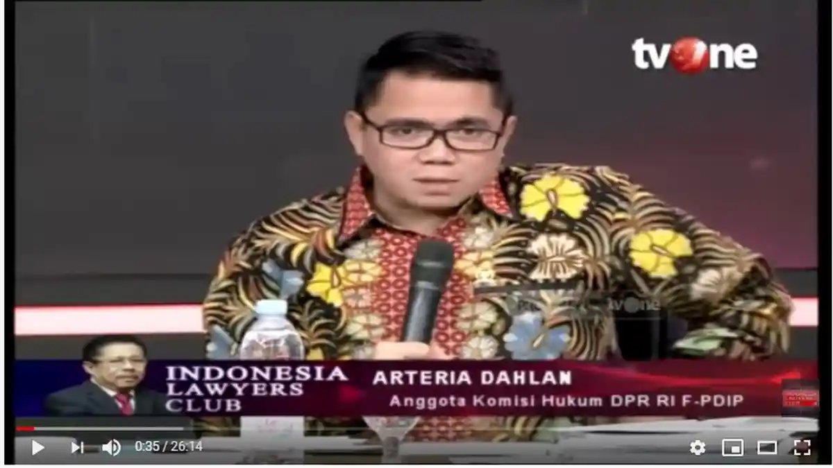Tolak Dikatakan DPR Revisi UU KPK Gelap-gelap, Arteria Dahlan Jelaskan Periode Pembahasan