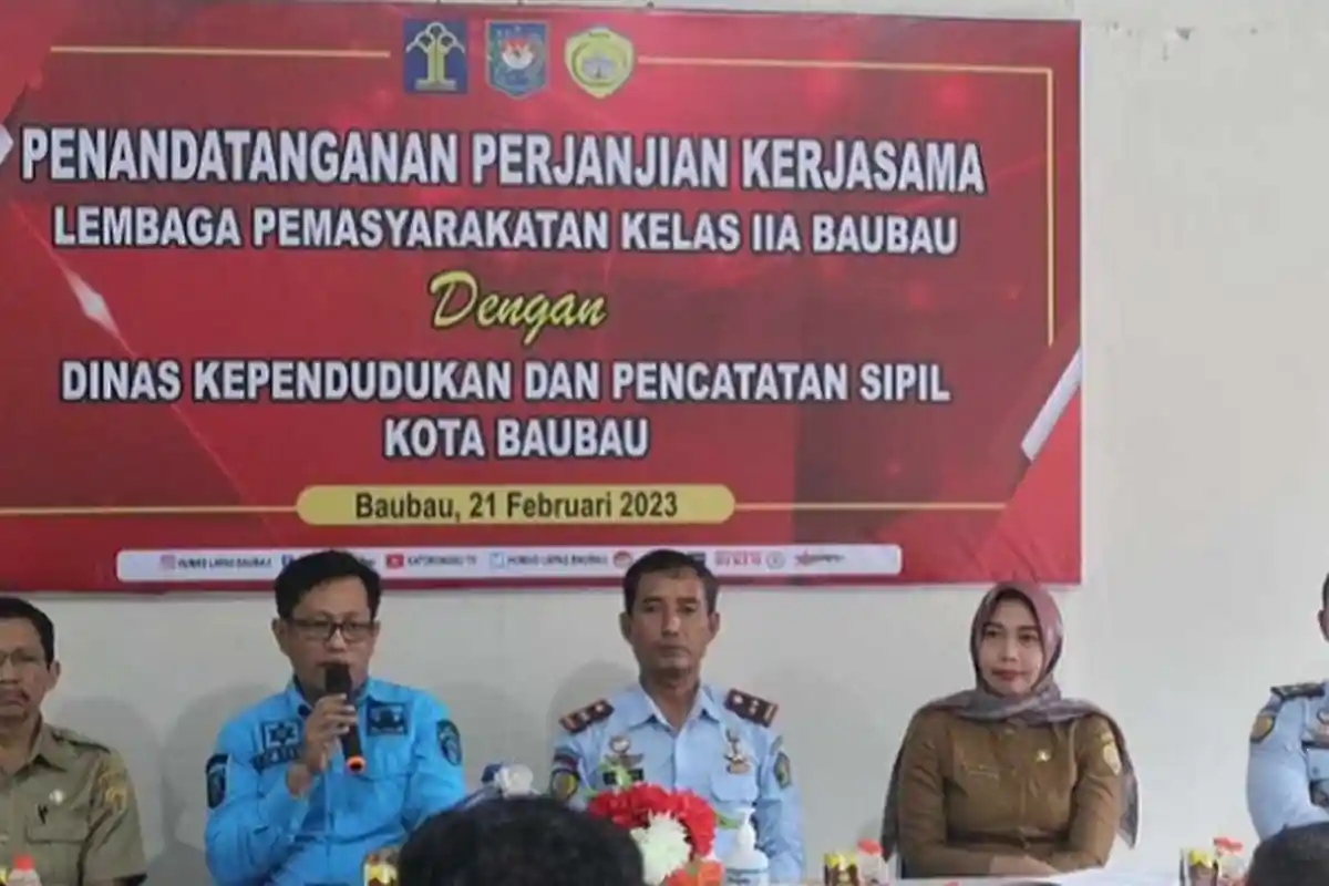 Terbitkan KTP Warga Binaan Pemasyarakatan di Baubau Sulawesi Tenggara, Lapas Gandeng Dinas Dukcapil