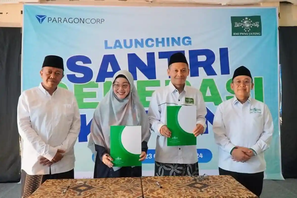 Program Santri Generasi Keren, PWNU Jateng: ParagonCorp Dukung Pengembangan Santri di Pesantren