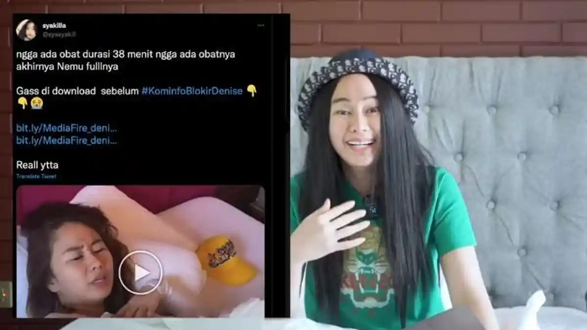 Video Syur Dirinya Disebut Tersebar, Denise Chariesta Tunjukan Rekaman yang Asli: Mau Fitnah Gue