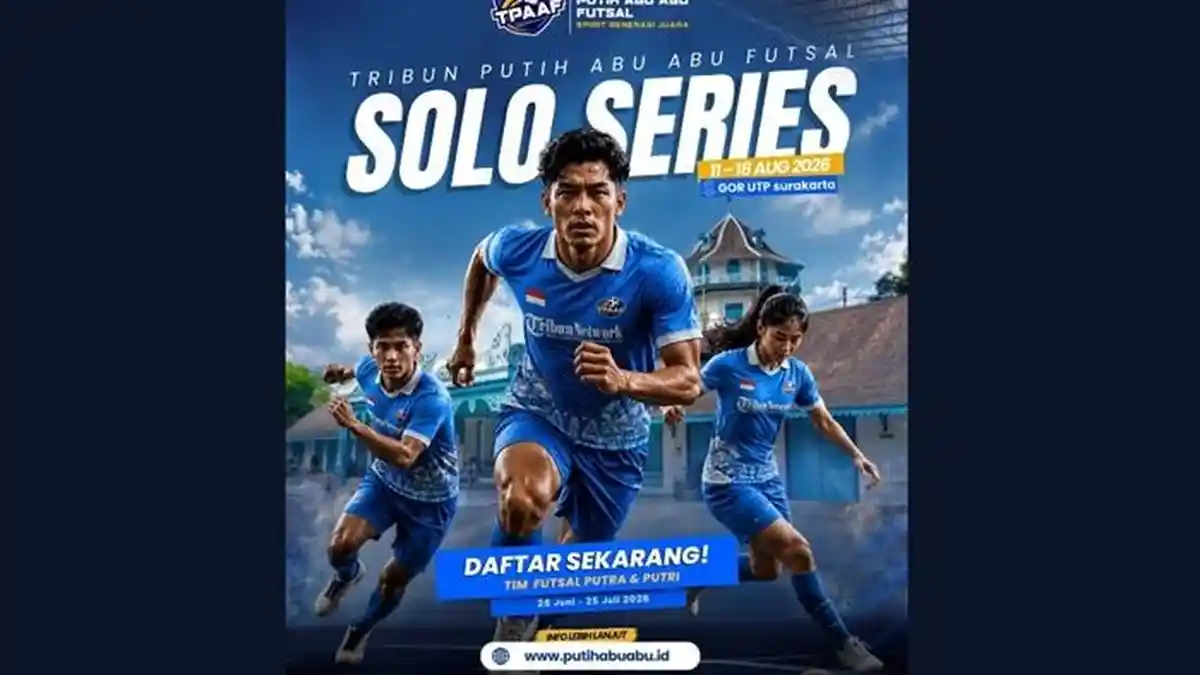 Resmi Diumumkan, Ini Daftar Sekolah Peserta Tribun Putih Abu-Abu Futsal Solo Series 2026