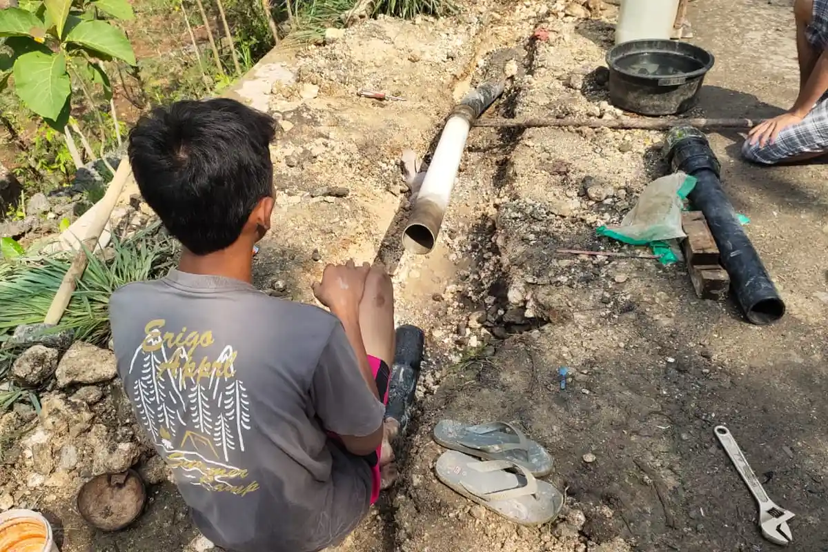 PDAM Gunungkidul Jelaskan Soal Pipa Bocor di Saptosari