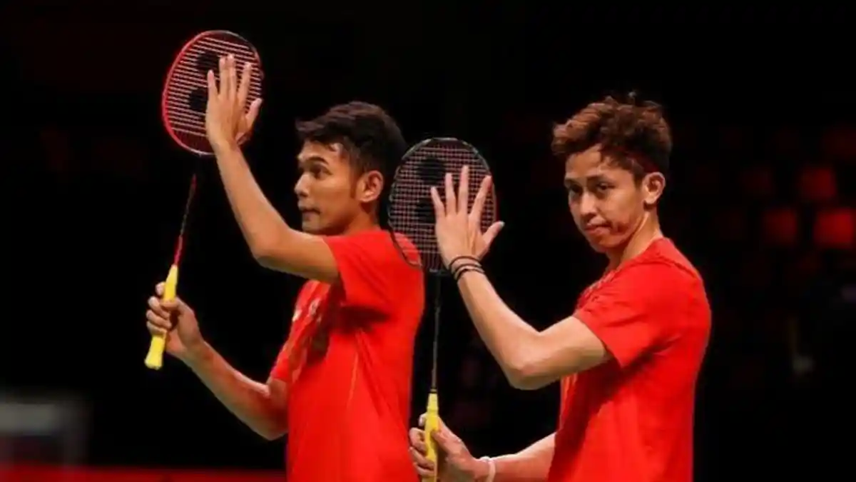 Hasil Thailand Open 2022: Menang Mudah atas Chia/Soh, Fajar/Rian Lolos ke Final