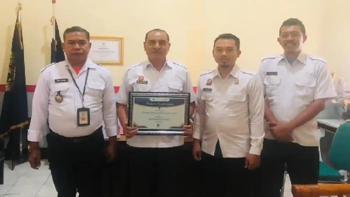Lapas Ende Terima Penghargaan Peringkat Kedua IKPA Pada Lingkup KPPN Ende